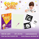 Educational Toy Drawing Pad 3D Magic 8 Light Effects Puzzle Board Sketchpad