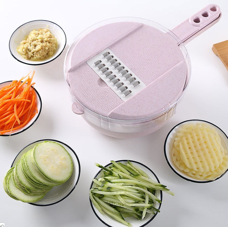 12 In 1 Manual Vegetable Chopper Kitchen Gadgets Food Chopper Onion Cutter Vegetable Slicer